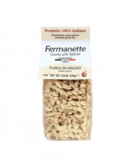 Fusilli di miglio Fermanette - Pasta corta - senza glutine - 250g - Pastificio Marcozzi