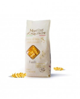 Fusilli - pasta corta all'uovo - sacchetto da 250g - Pastificio Marcozzi