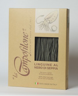 Linguine al nero di seppia 250g - La Campofilone