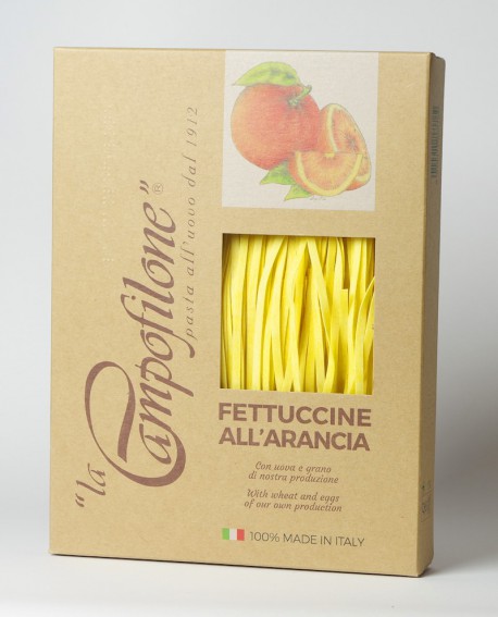 Fettuccine all'uovo all'arancia 250g - La Campofilone