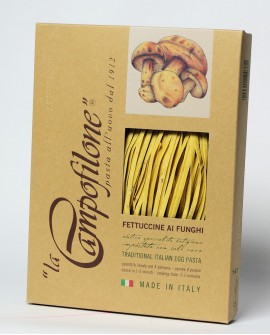 Fettuccine all'uovo ai funghi 250g - La Campofilone