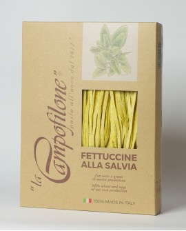 Fettuccine all'uovo alla salvia 250g - La Campofilone