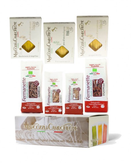 Confezione pasta Organic Box Collection - n. 7 pezzi - Pastificio Marcozzi