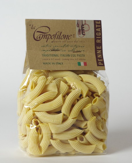 Penne rigate all'uovo 250g - La Campofilone